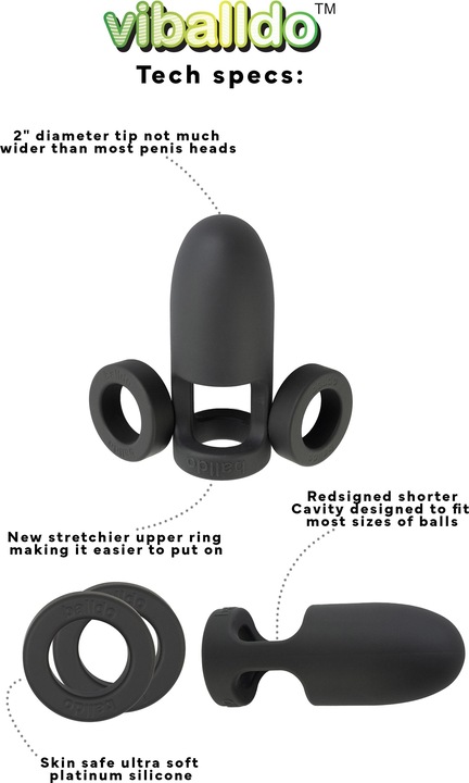 Image du produit Balldo Viballdo - Noir (4 cm)