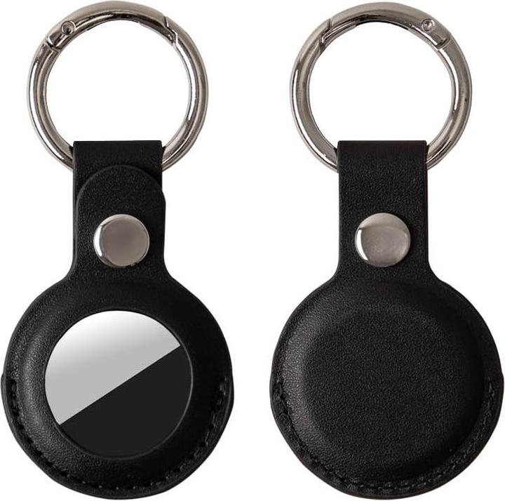 Produktbild Esmée 5er Set Case / Hüllen für AirTags aus Kunstleder, in Schwarz, Gelb, Blau, Grün und Braun