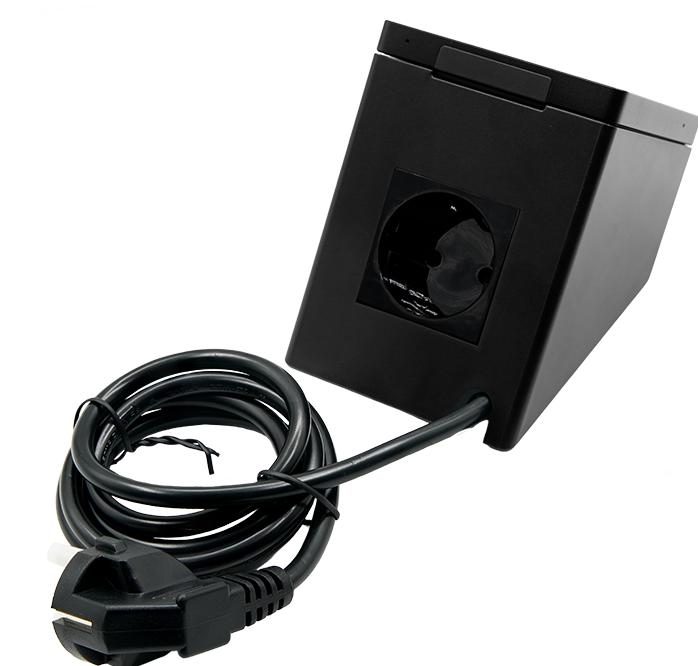 Shelly Socket for Wall Display Stand Black
