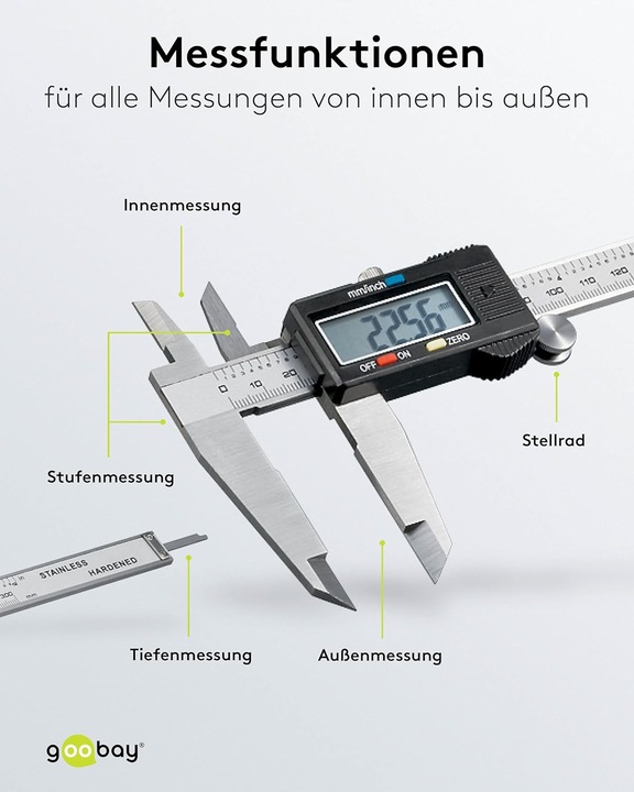 Actual product image Goobay Calipers (30 cm)