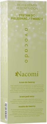 Produktbild Nacomi Nacomiset Gesichtspflege Avocadocreme 40ml, Gesichtsmaske 40ml, Augencreme 15ml