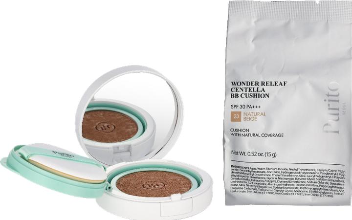 Produktbild Purito SEOUL - Wonder Releaf Centella BB Cushion - Natural Beige (23 Natural Beige, 30.15 ml)