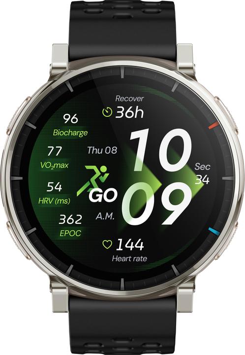 Actual product image Amazfit Active 3 Premium Apex Silver, W2558GL1N (45 mm)