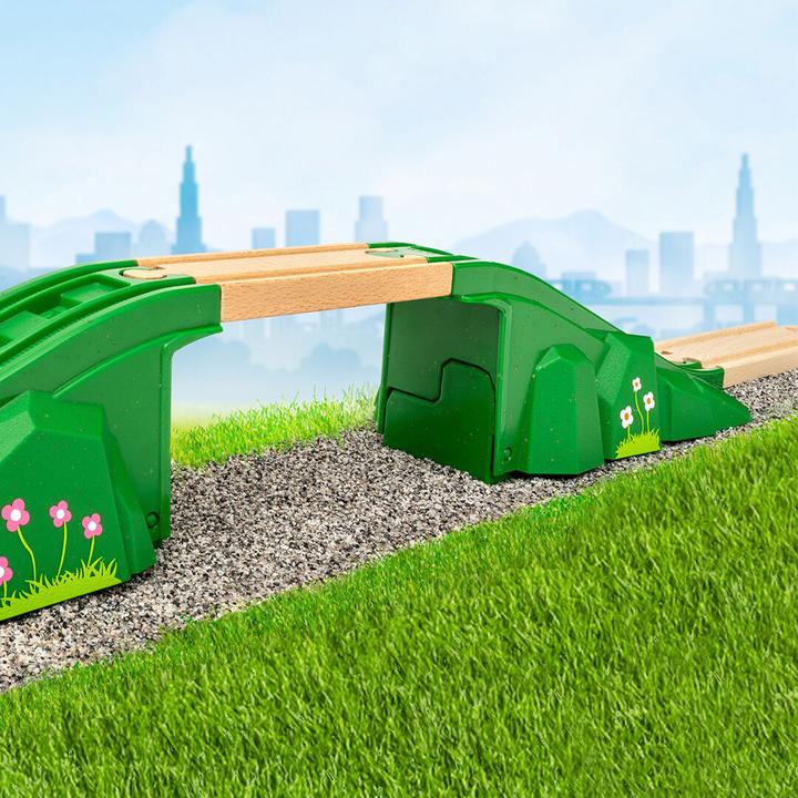 Image du produit Ravensburger BRIO World - 36107 Pont modulaire | Accessoires de train pour enfants de 3 ans et plus