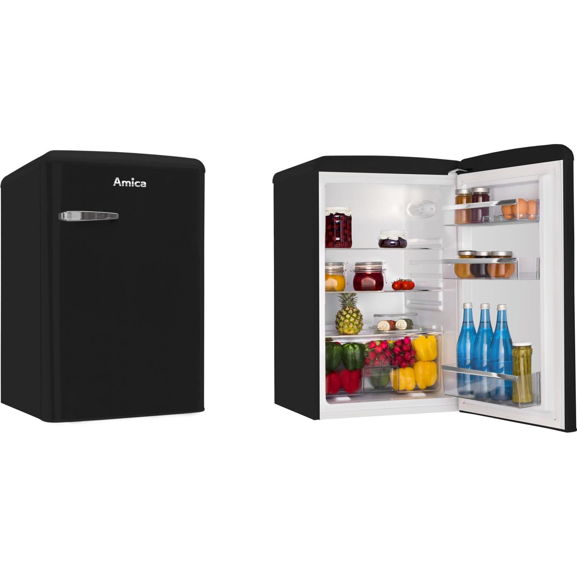 Thumbnail - Amica Kühlschrank VKS 15624-1 S, Kühlschrank Freistehend, Schwarz