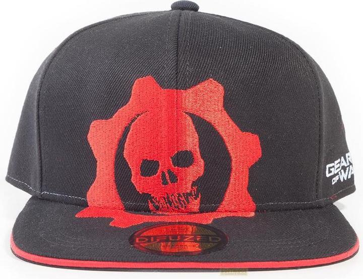 Actual product image Gears of War Red Helmet Snapback Cap