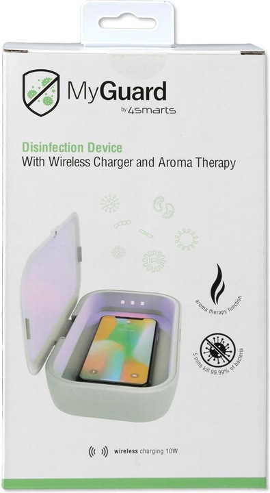 Actual product image 4smarts MyGuard Universal Sterilizer with Wireless Charger