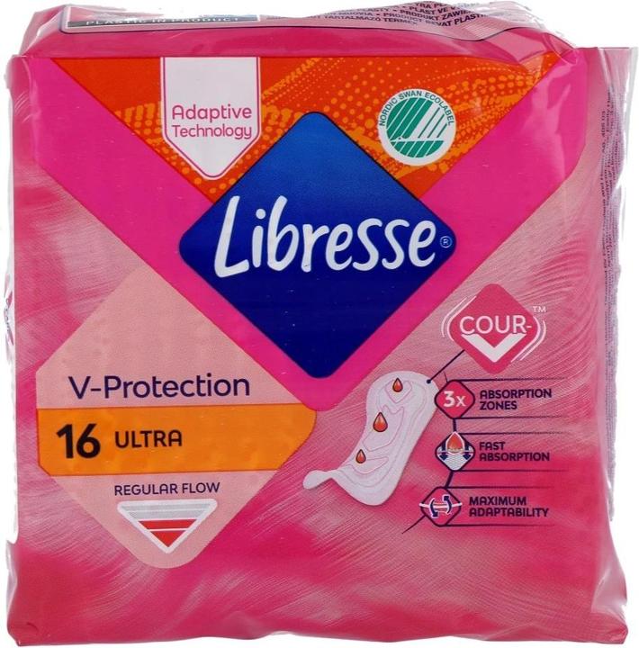 Actual product image Libresse Invisible Normal Sanitary Pads (16x)