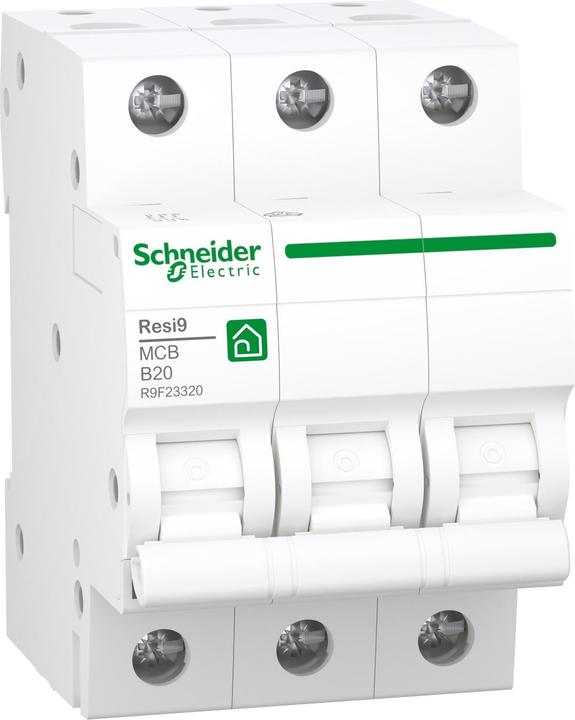 APC Schneider Electric Leitungsschutzschalter 3P,20A,B R9F23320