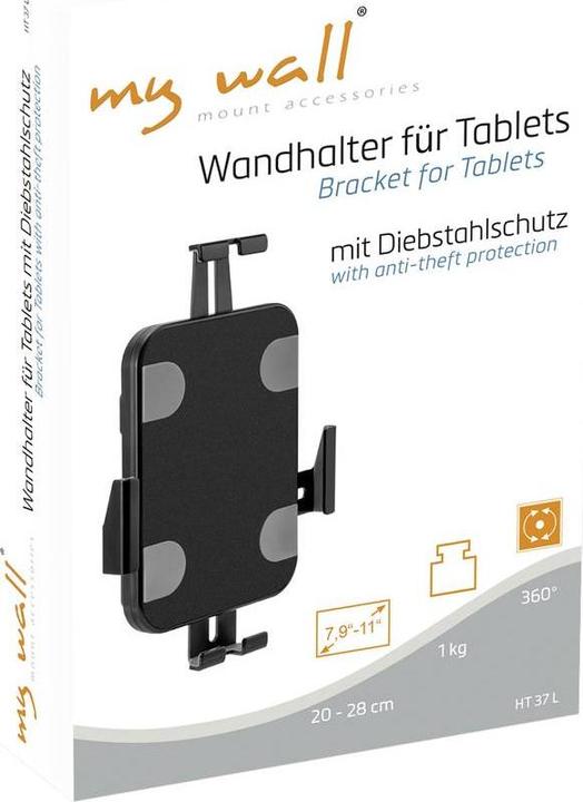 Image du produit myWall My Wall HT37L Support de tablette Convient à la marque (tablette) : Universal 20,1 cm (7