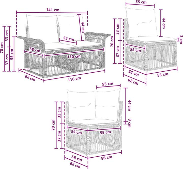 Image du produit vidaXL gartenmöbel