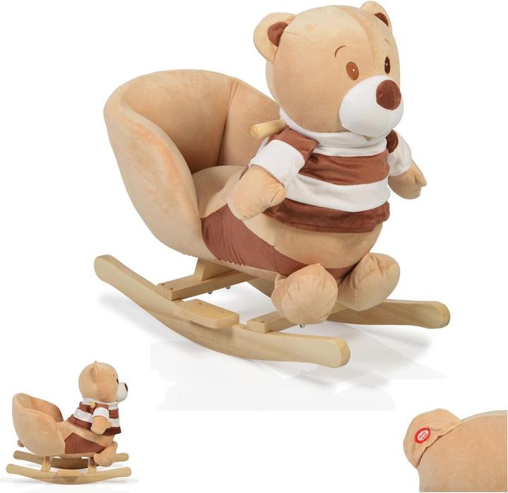 Produktbild Moni Plüsch Schaukeltier Bär braun WJ635
