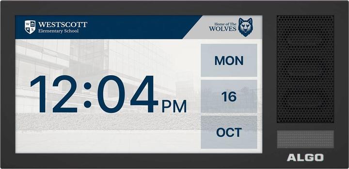 Actual product image Algo 8410 IP Digital Display with Speaker