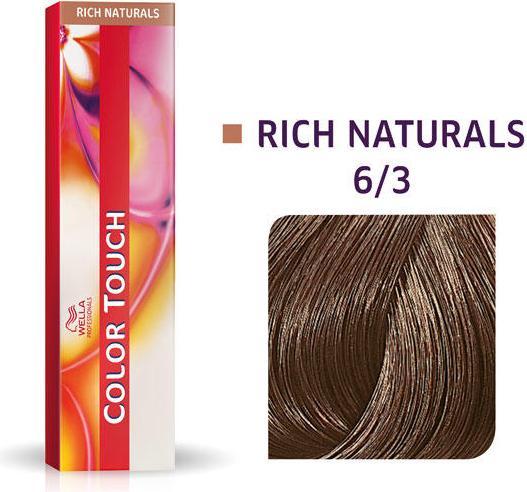Image du produit Wella Color Touch Rich Naturals (Or blond foncé 6/3)