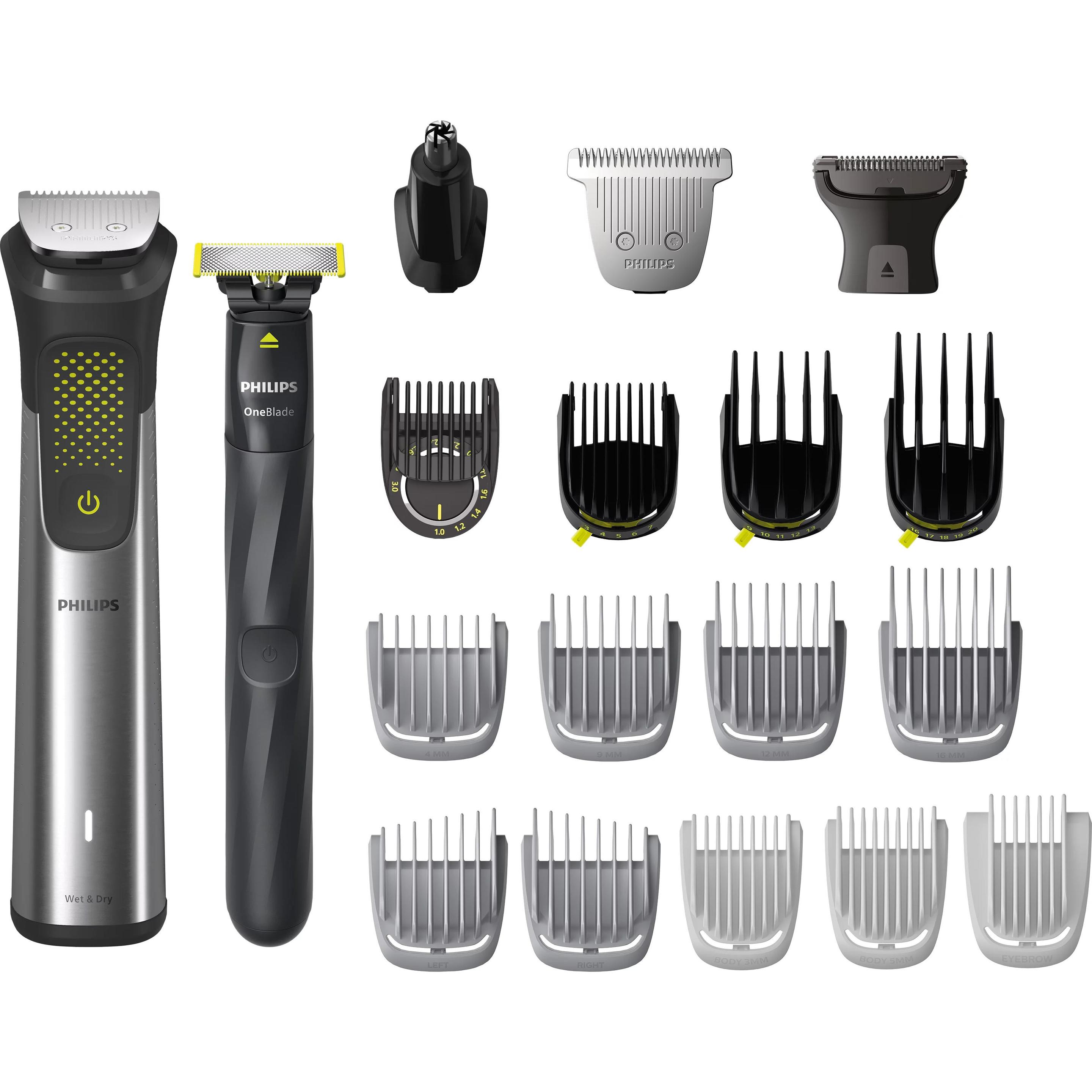 Philips, Regolabarba + Tagliacapelli, All-in-One Trimmer Series 9000 (MG9555/15)