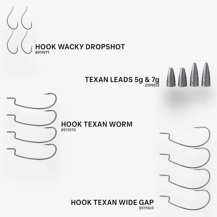 Actual product image Caperlan Kunstköder-Set Köderbox BOXSB Schwarzbarsch