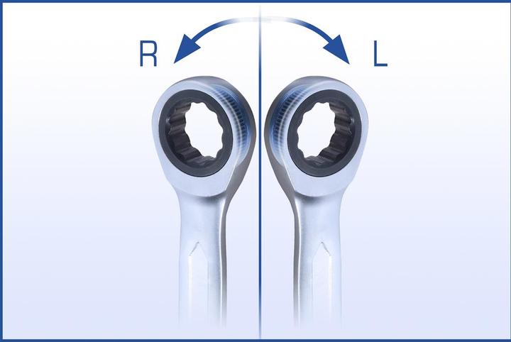 Actual product image KS Tools Ratchet ring spanner set (32 mm, 18 mm, 11 mm, 12 mm, 20 mm, 19 mm, 27 mm, 15 mm, 13 mm, 25 mm, 6 mm, 21 mm, 7 mm, 14 mm, 29 mm, 8 mm, 10 mm, 30 mm, 23 mm, 26 mm, 22 mm, 17 mm, 28 mm, 9 mm, 16 mm, 24 mm, 31 mm)
