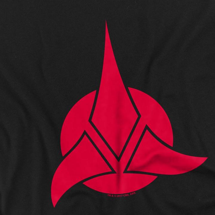 Actual product image Unisex Adult Klingon Logo T-Shirt (XL)