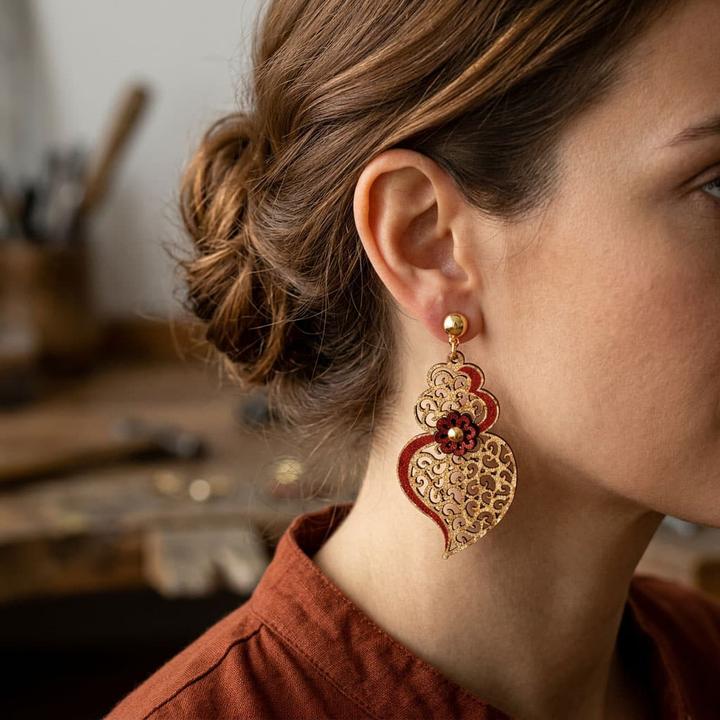 Produktbild Artipel Ohrringe «Heartical» aus Kork (Kork)