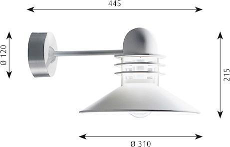 Produktbild Louis Poulsen Nyhavn Wandleuchte (E27, IP44)