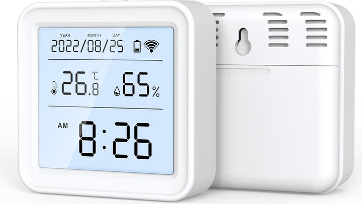 Tuya TH-08 -langaton lämpö- ja kosteusmittari LCD-näytöllä, WiFi