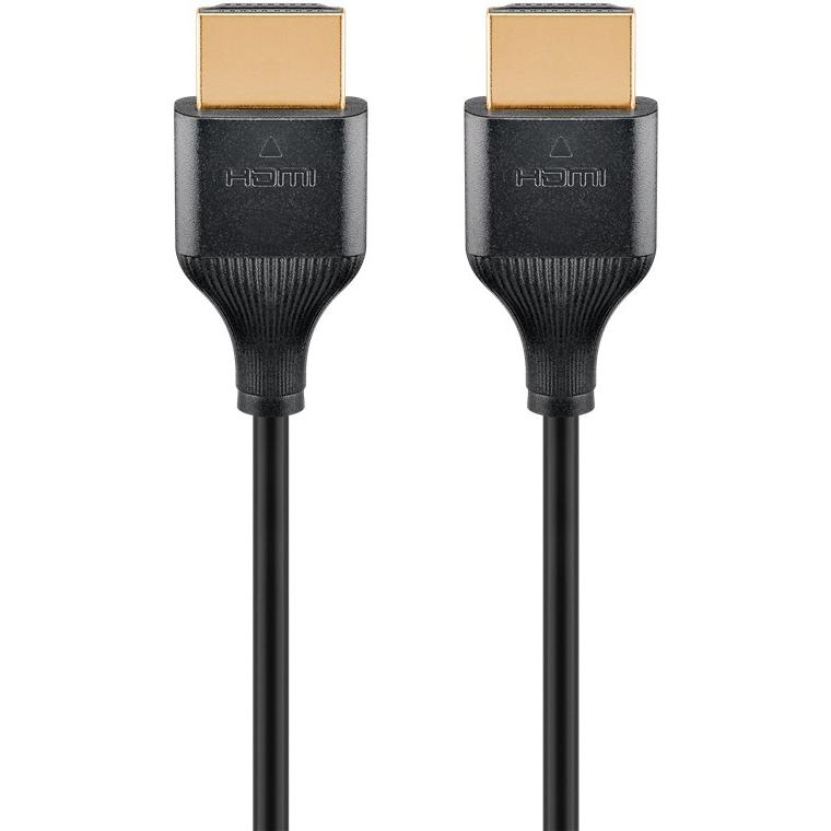 Thumbnail - Goobay Slim High Speed HDMI-Kabel mit Ethernet (0.50 m, HDMI), Video Kabel