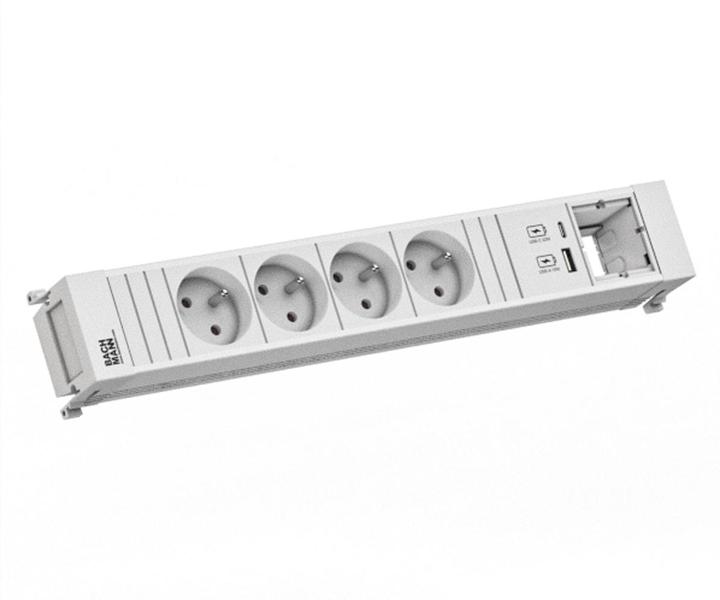 Produktbild Bachmann BACH Steckdosenleiste (4x, CEE 7/3, CEE 7/5)