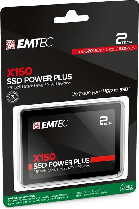 Immagine prodotto Emtec X150 Power Plus (2000 GB, 2.5")
