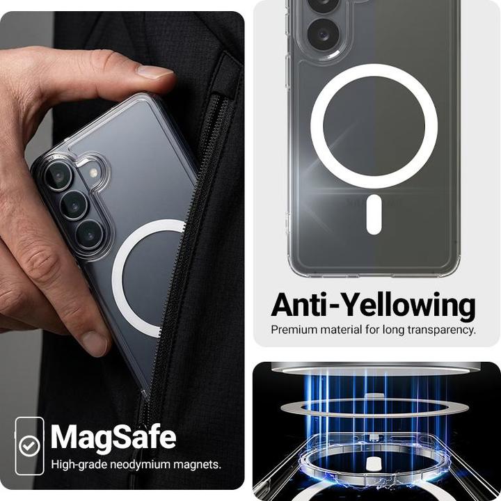 Produktbild Crong Hybrid Clear Magnetic - Etui MagSafe Xiaomi 15T (przezroczysty) (Xiaomi 15T)