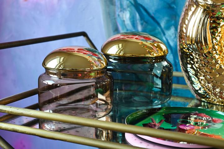 Image du produit Giftcompany Monsieur Carafon Vase / Karaffe Fisch S gold 1,2l (1 x, 1.20 l)