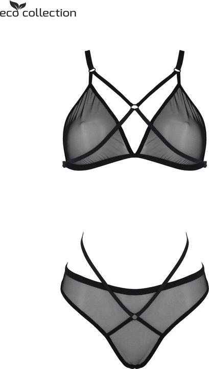 Actual product image ECO Collection Varella bra set black (3XL, XXL)