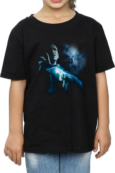 Actual product image Girls Voldemort Shadow Cotton T-Shirt (140, 146)