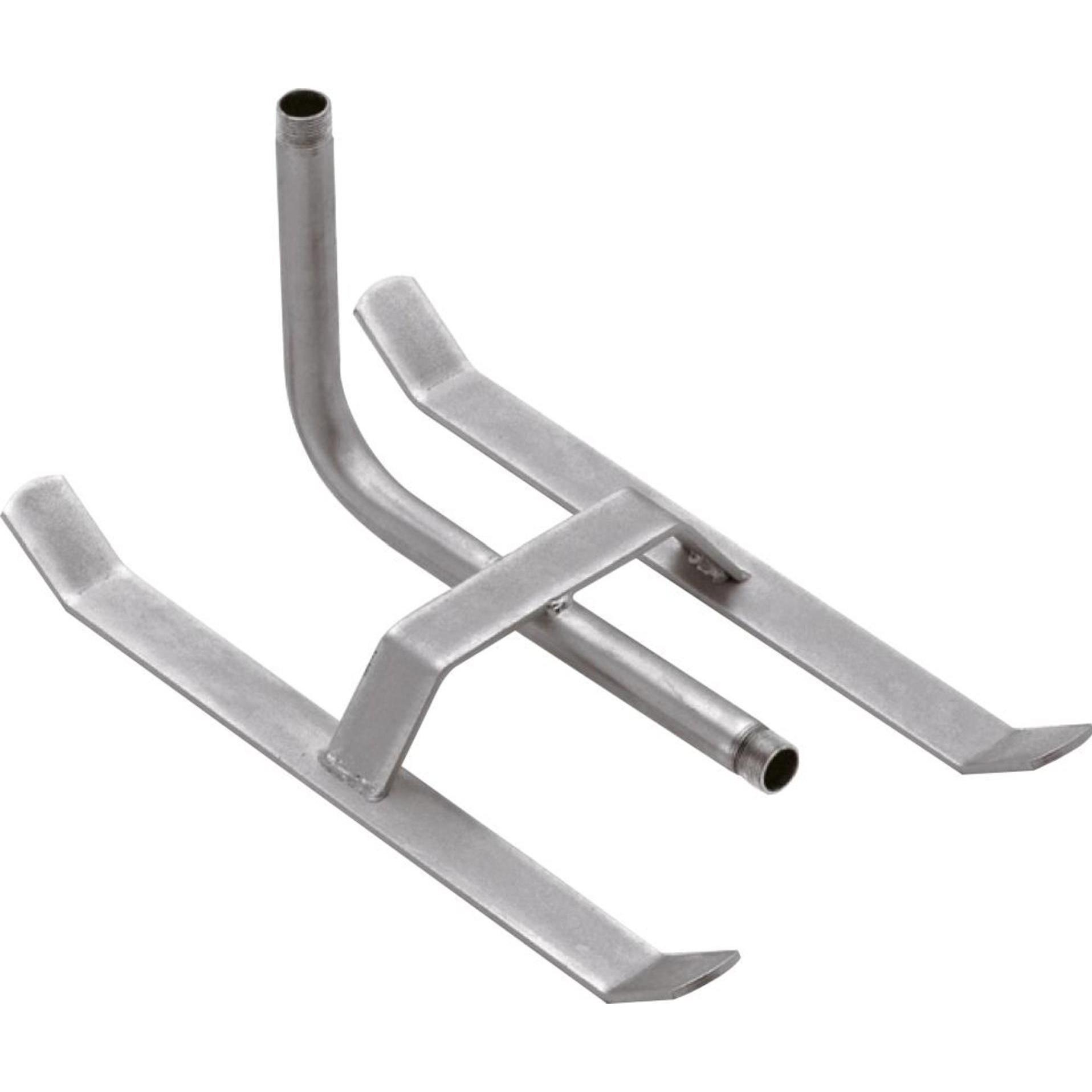 Geka, Allestimento mobili, Scivolo per irrigatore 2xG3/4″ AG in acciaio zincato (1 pz.)