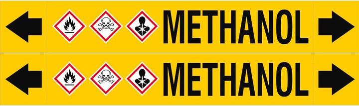 Actual product image Brady ASME - Pipe markers - Methanol