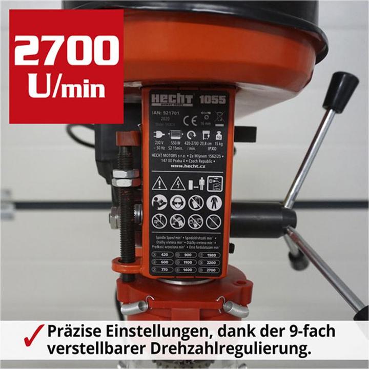 Actual product image Hecht Bench drill
