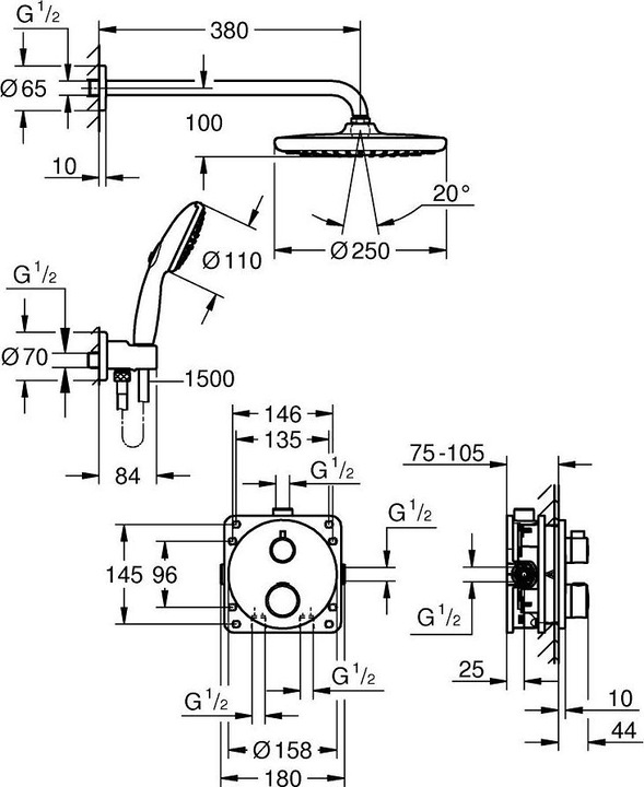 Nährwerte und Zutaten Grohe Grohtherm