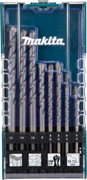 Produktbild Makita Steinbohrer-Set 4-12mm (10 mm, 12 mm, 4 mm, 5 mm, 6 mm, 8 mm)