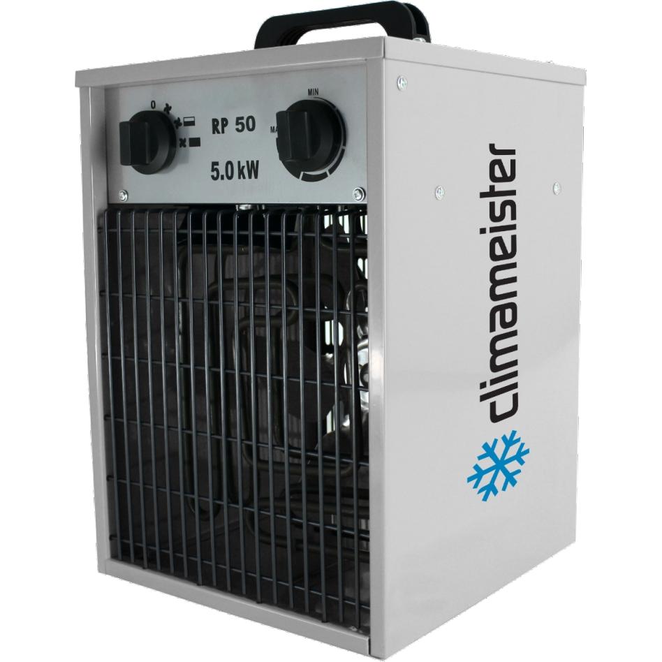 Climameister 430001220 RP50 Elektrische Heizung 5000 Watt 400V, Termoventilatore