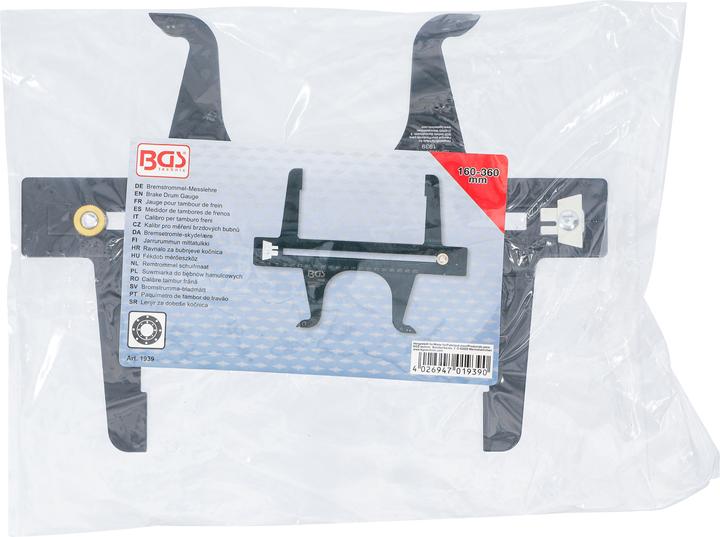 Actual product image BGS Brake Drum Gauge | 160 - 360 mm (Front + Rear, Brake kit)