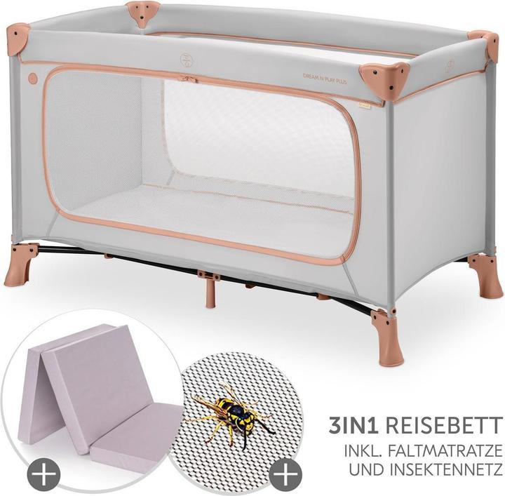 Actual product image Hauck Reisebetten Reisebett Set Dream N Play Plus inkl. Alvi