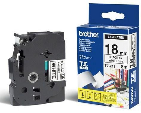 Immagine prodotto Brother TZe-241 (1.80 cm, Nero, Bianco)