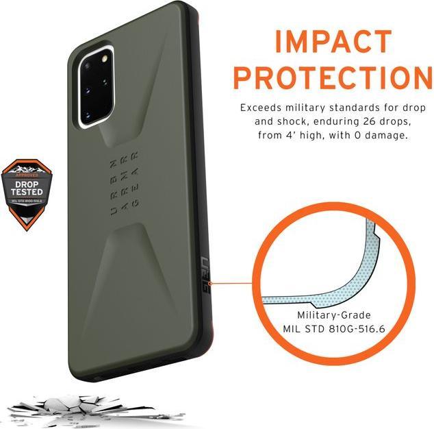 Actual product image UAG Civilian Case (Samsung Galaxy S20+)