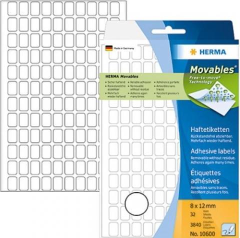 Image du produit HERMA Étiquettes amovibles à usage multiple