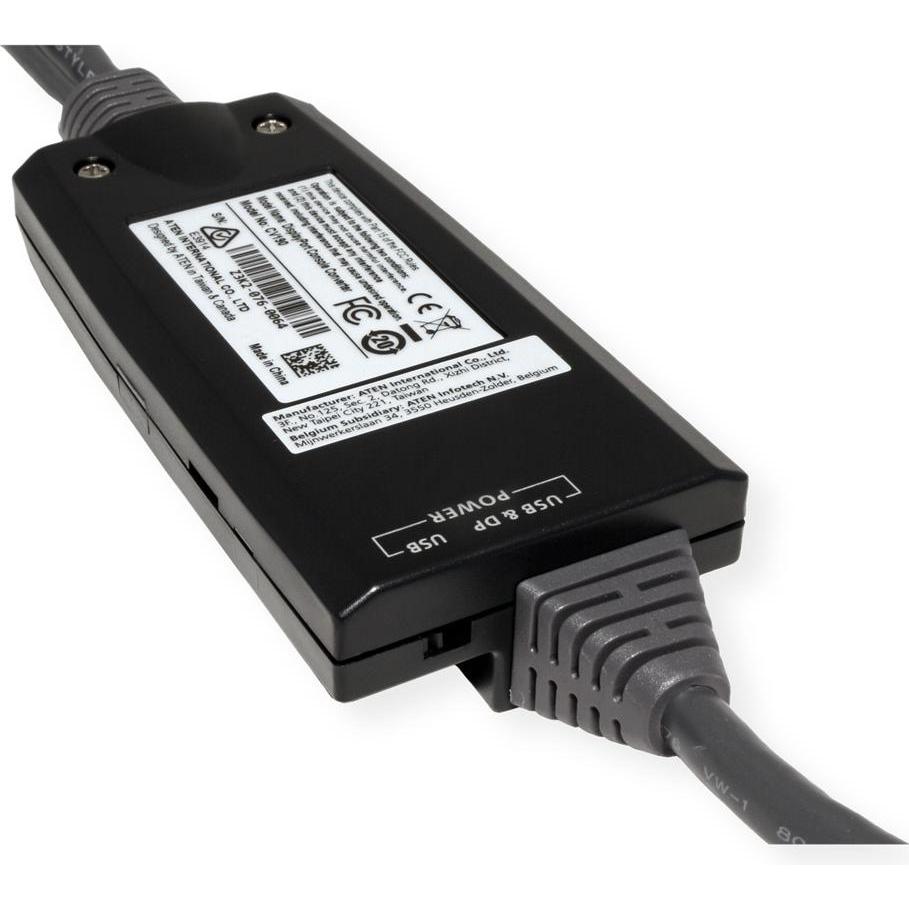 Thumbnail - Aten CV190 Tastatur- / Video- / Maus- (KVM-) Kabel (1.80 m, DisplayPort), Video Kabel
