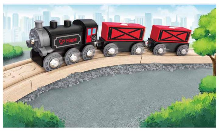 Immagine prodotto Hape Treno merci a vapore