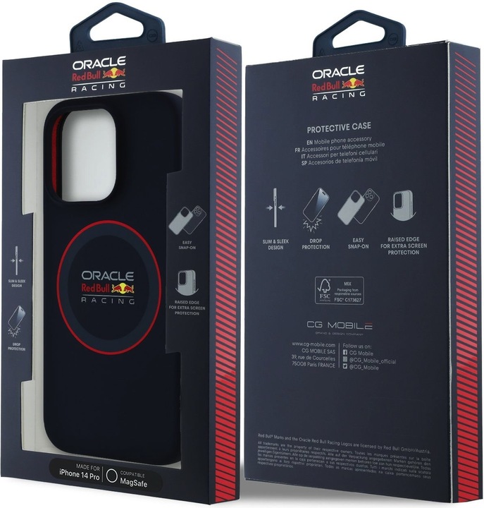 Immagine prodotto Red Bull Custodia in silicone per Apple iPhone 14 Pro - navy (Apple iPhone 14 Pro)