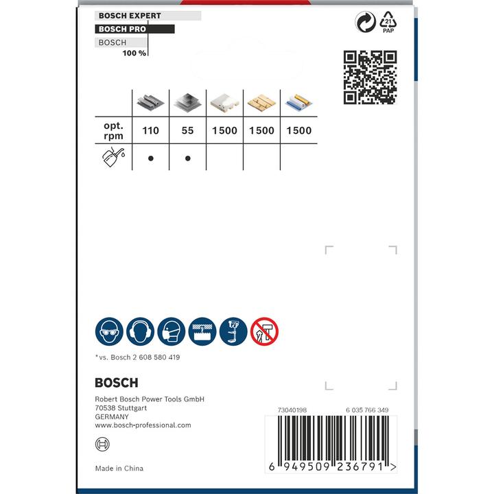Bosch Professional Zubehör PRO Multi material hole saw, 79 mm, with ...