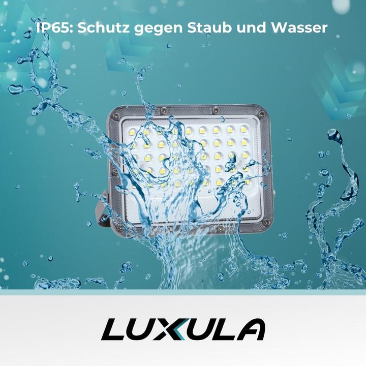Produktbild Luxula LED-Fluter, EEK: E, 30W, 3900lm, 4000K, IP65, grau (3900 lm, IP65)