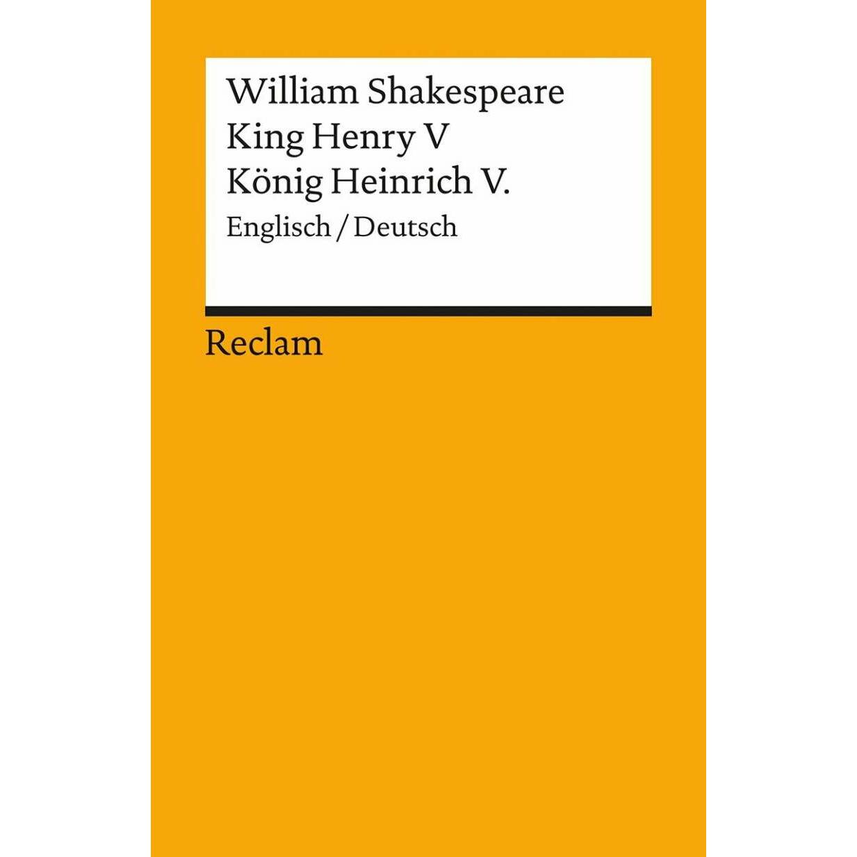 König Heinrich V, Belletristik von William Shakespeare, Hanno Bolte, Dieter Hamblock, Berthold Bieker