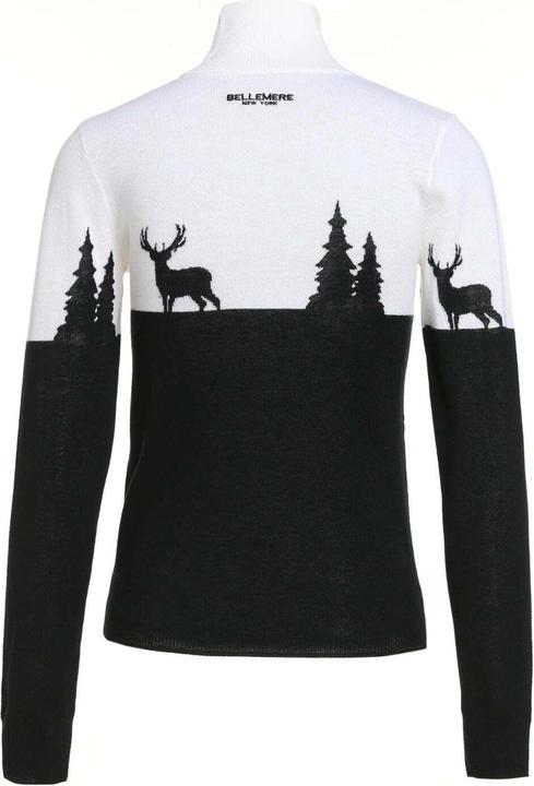 Produktbild Bellemere Sweater Women's Merino 'Deer & Tree' Slim Fit Sweater (M)